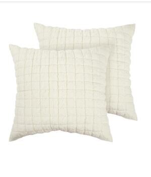 Levtex Home - Whisper Euro Sham Set-Cream